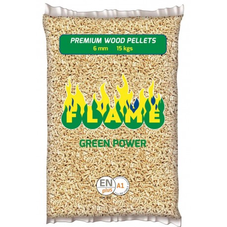 Green Power 15kg ENplus A1 Non BSL approved wood pellets. Price includes Standard Delivery and VAT.